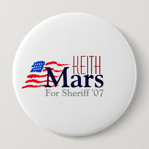 Macaron Rond 10 Cm Bouton de campagne de Keith Mars