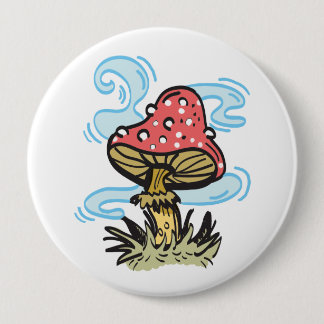 Macaron Rond 10 Cm Bouton de champignon