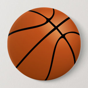 Macaron Rond 10 Cm Bouton de conception de basket-ball
