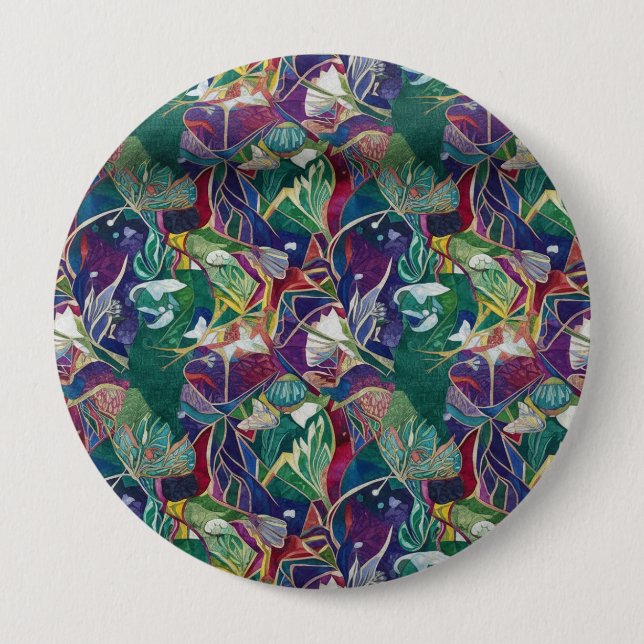 Macaron Rond 10 Cm 'bouton et correctifs' (Devant)