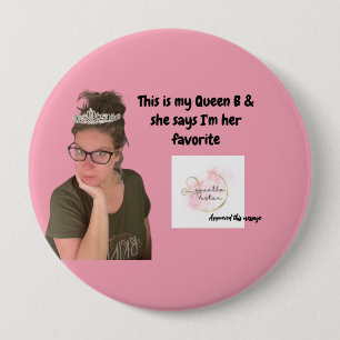 Macaron Rond 10 Cm Bouton favori