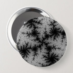 Macaron Rond 10 Cm Bouton géant à taches de fumée noire personnalisé