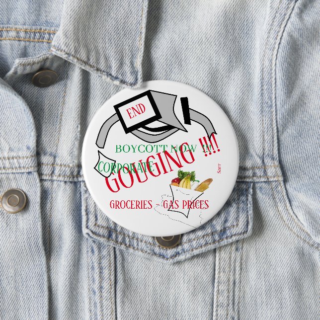 Macaron Rond 10 Cm Bouton : Gougeage (En situation)