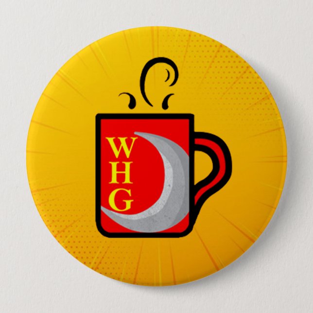 Macaron Rond 10 Cm Bouton immense (Devant)