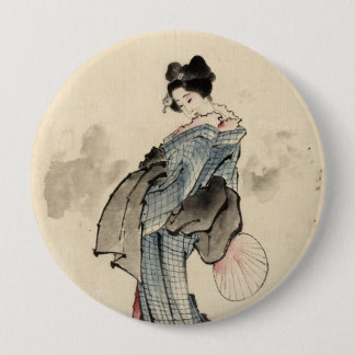 Macaron Rond 10 Cm Bouton japonais de femme
