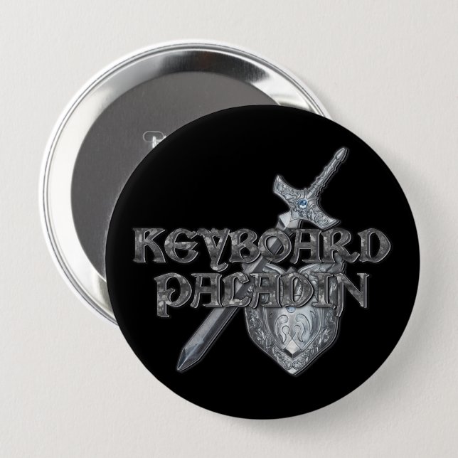 Macaron Rond 10 Cm Bouton MMORPG du clavier (Devant & derrière)
