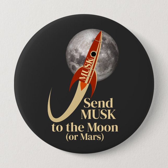 Macaron Rond 10 Cm Bouton Musk (Devant)