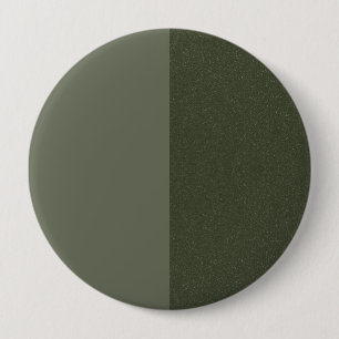 Macaron Rond 10 Cm Bouton personnalisé Moss Green Duo-Tone
