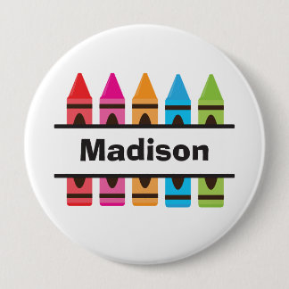 Macaron Rond 10 Cm Bouton Retour à l'école