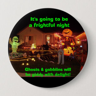 Macaron Rond 10 Cm Bouton terrible de nuit