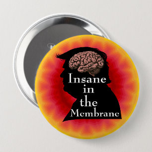 Macaron Rond 10 Cm Bouton Trump/fou