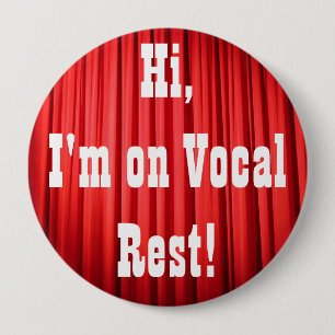 Macaron Rond 10 Cm Bouton vocal de repos