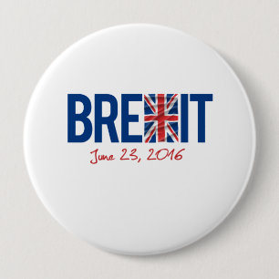 Macaron Rond 10 Cm BREXIT - 23 juin 2016 - -