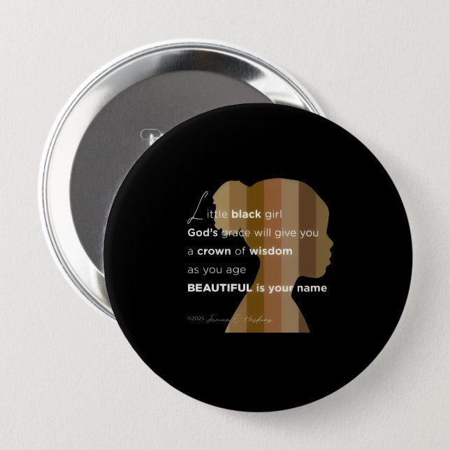 Macaron Rond 10 Cm Button (Devant & derrière)