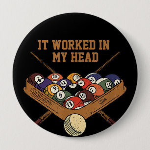 Macaron Rond 10 Cm Ça M'A Fonctionné Dans Mon Billard Cadeau À 8 B