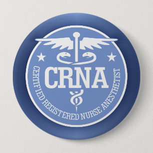 Macaron Rond 10 Cm Caduceus CRNA idées cadeaux