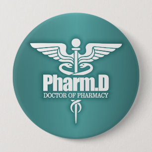 Macaron Rond 10 Cm Caduceus PharmD 3