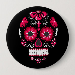 Macaron Rond 10 Cm Calavera