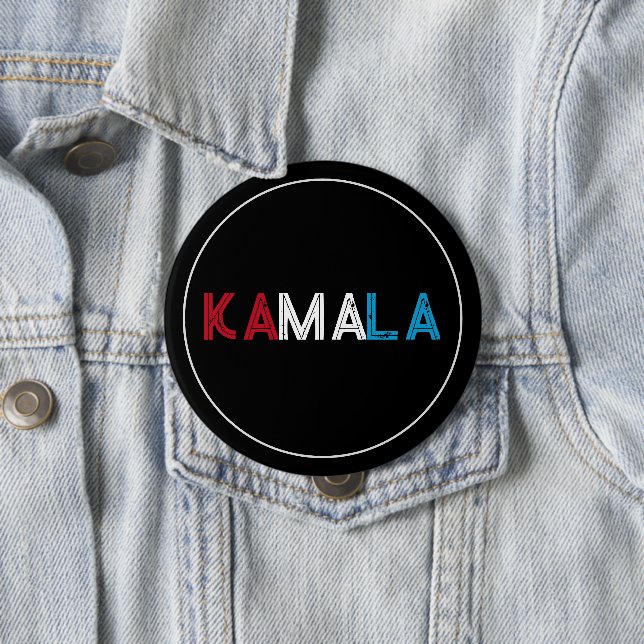 Macaron Rond 10 Cm Campagne RWB KAMALA 2024 (En situation)