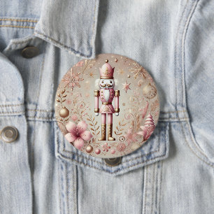 Macaron Rond 10 Cm Casse-noisette élégant et fantaisiste rose et or p