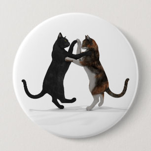 Macaron Rond 10 Cm Chats de danse doux