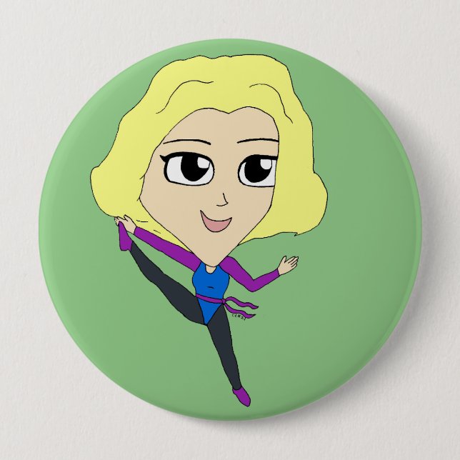 Macaron Rond 10 Cm chibi (Devant)