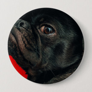 Macaron Rond 10 Cm chien de rojo