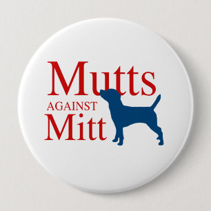 Macaron Rond 10 Cm Chiens contre le gant
