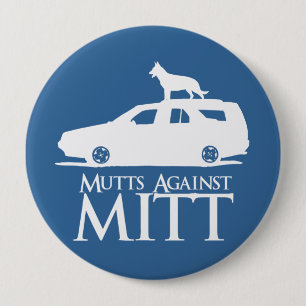 Macaron Rond 10 Cm Chiens contre Mitt Romney .png
