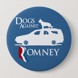 Macaron Rond 10 Cm Chiens contre Mitt Romney.png