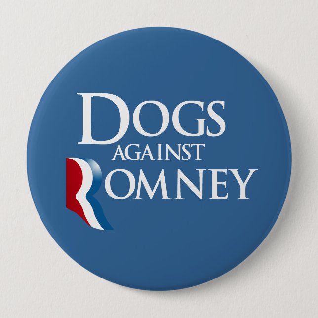 Macaron Rond 10 Cm Chiens contre Romney.png (Devant)