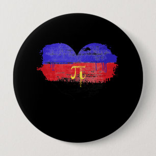 MACARON ROND 10 CM COEUR POLYAMOUR - AMOUR POLYAMOIRE - SYMBOLE -
