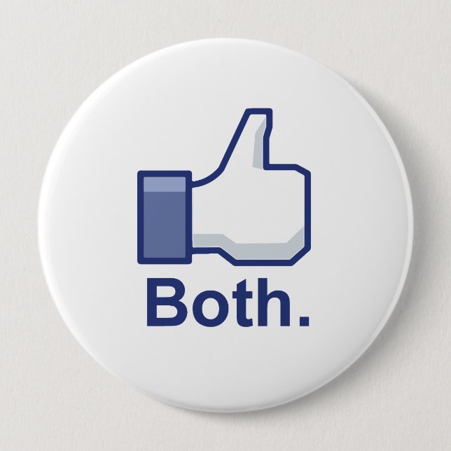 Macaron Rond 10 Cm Comme tous les deux (Devant)