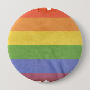 MACARON ROND 10 CM CONCEPTION VINTAGE DE GAY PRIDE
