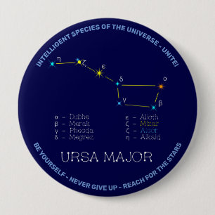 Macaron Rond 10 Cm Constellation Ursa major