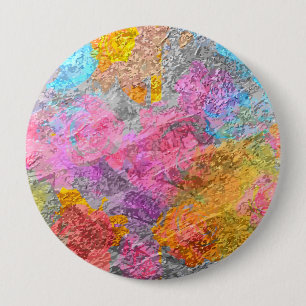 Macaron Rond 10 Cm Couleurs Abstraites