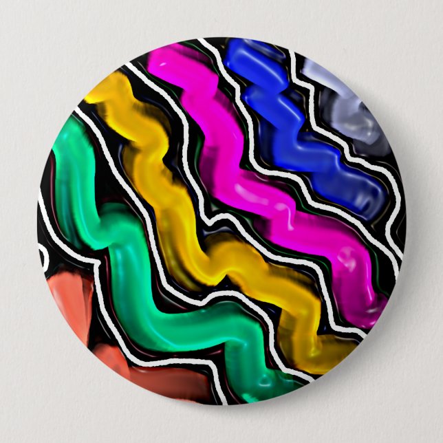 Macaron Rond 10 Cm Couleurs Fugitives (Devant)