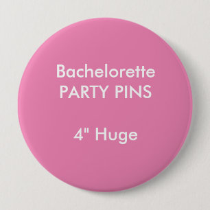 Macaron Rond 10 Cm Coutume 4" ROSE rond énorme de Pin de partie de