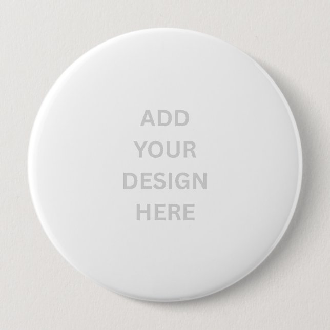 Macaron Rond 10 Cm Create Your Own Custom Design 4'' Round Button (Devant)