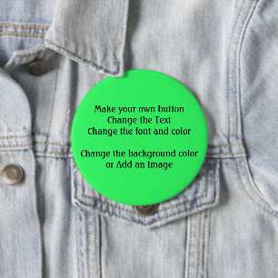 Macaron Rond 10 Cm Créez votre propre bouton unique