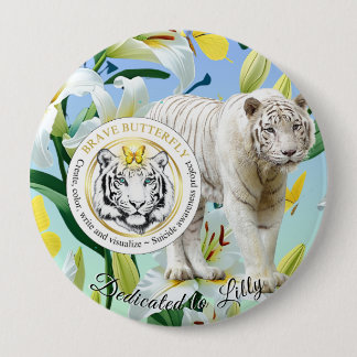 Macaron Rond 10 Cm Dédication Brave Butterfly Project Personnaliser