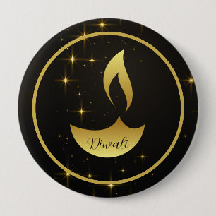 Macaron Rond 10 Cm Diwali Light : Un Whisper dans Gold Diwali