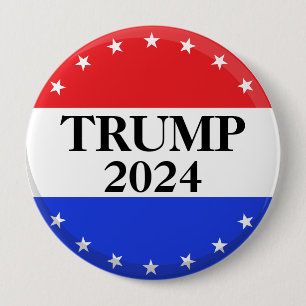 Macaron Rond 10 Cm Donald Trump 2024 - Trump à la présidence