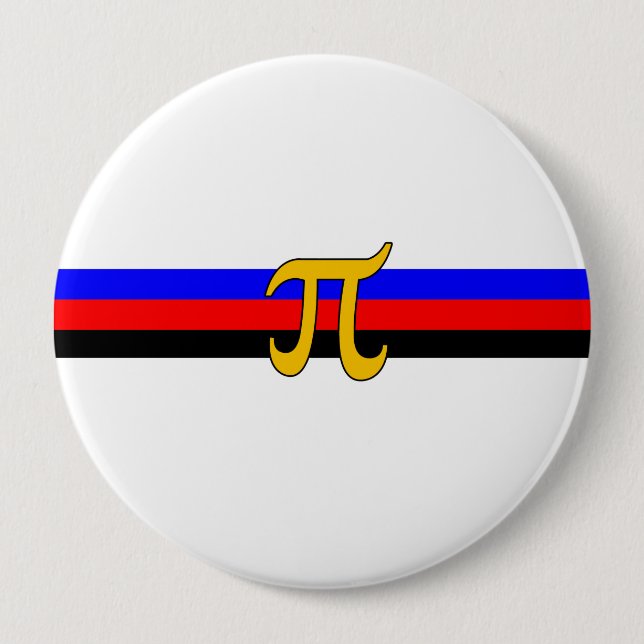 Macaron Rond 10 Cm Drapeau de la Fierté polyamérale (Devant)