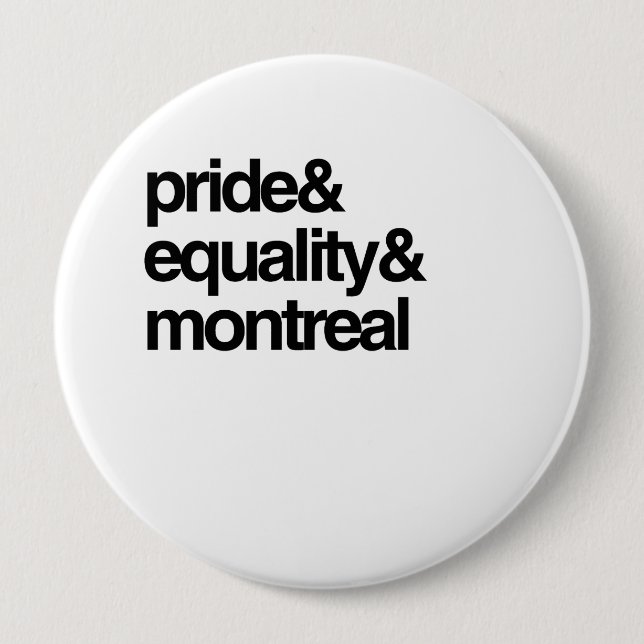 MACARON ROND 10 CM ÉGALITÉ DE MONTRÉAL ET FIERTÉ - .PNG (Devant)