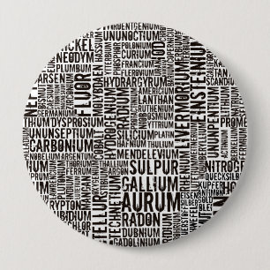 Macaron Rond 10 Cm Éléments chimiques