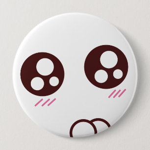 Macaron Rond 10 Cm Emoji mignon de chaton de Kawaii