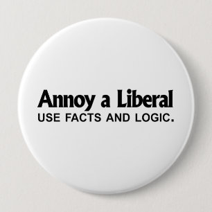 Macaron Rond 10 Cm Ennuyez un libéral - employez les faits et la