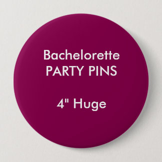 Macaron Rond 10 Cm Énorme Bachelorette de 4 po sur mesure Pin PLUM