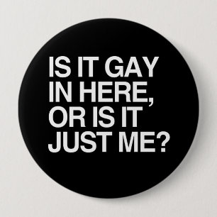Macaron Rond 10 Cm EST-IL GAY ICI - BLANC -.png
